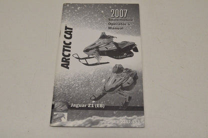 New OEM Arctic Cat 2007 Snowmobile Operator's Manual Jaguar Z1 (EB) 07 Jaguar Z1