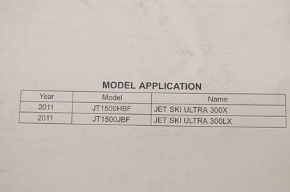 OEM Kawasaki 99931-1523-01 Assembly & Preparation Manual JT1500H/J