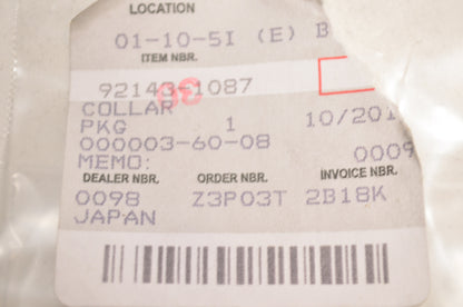 OEM Kawasaki 92143-1087 Collar NOS