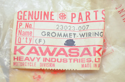 OEM Kawasaki 23023-007 Wiring Harness Grommet Qty 2 NOS