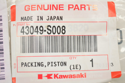 OEM Kawasaki 43049-S008 Piston Packing NOS