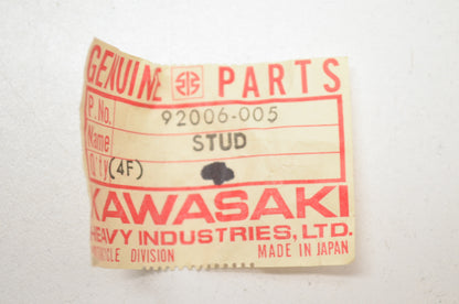 OEM Kawasaki 92006-005 Stud 8mm 10mm NOS