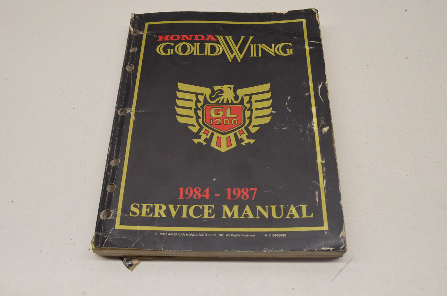 84-87 Goldwing GL1200 Service Manual 84-87 Goldwing GL1200