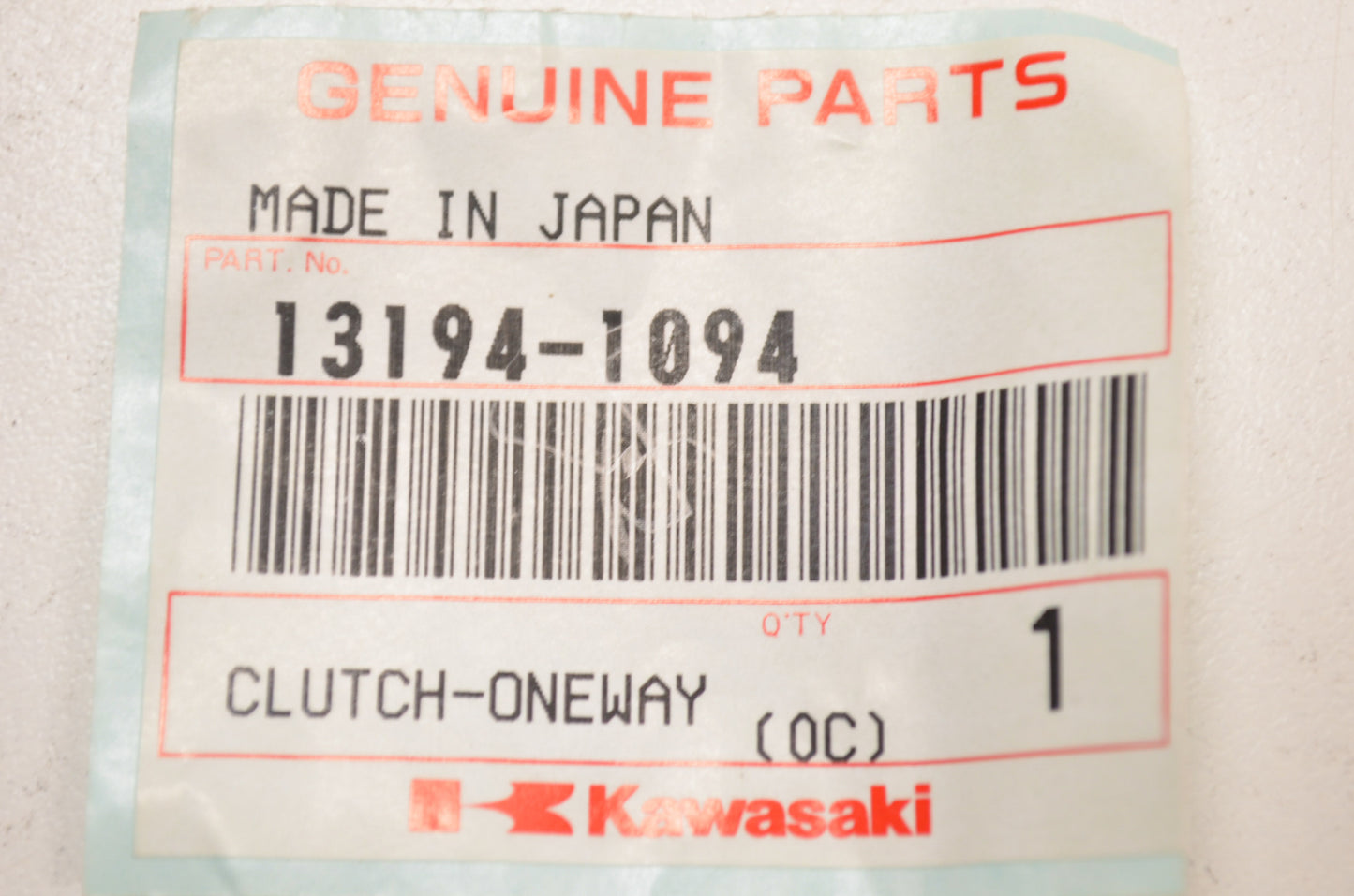 OEM Kawasaki 13194-1094 One Way Clutch NOS