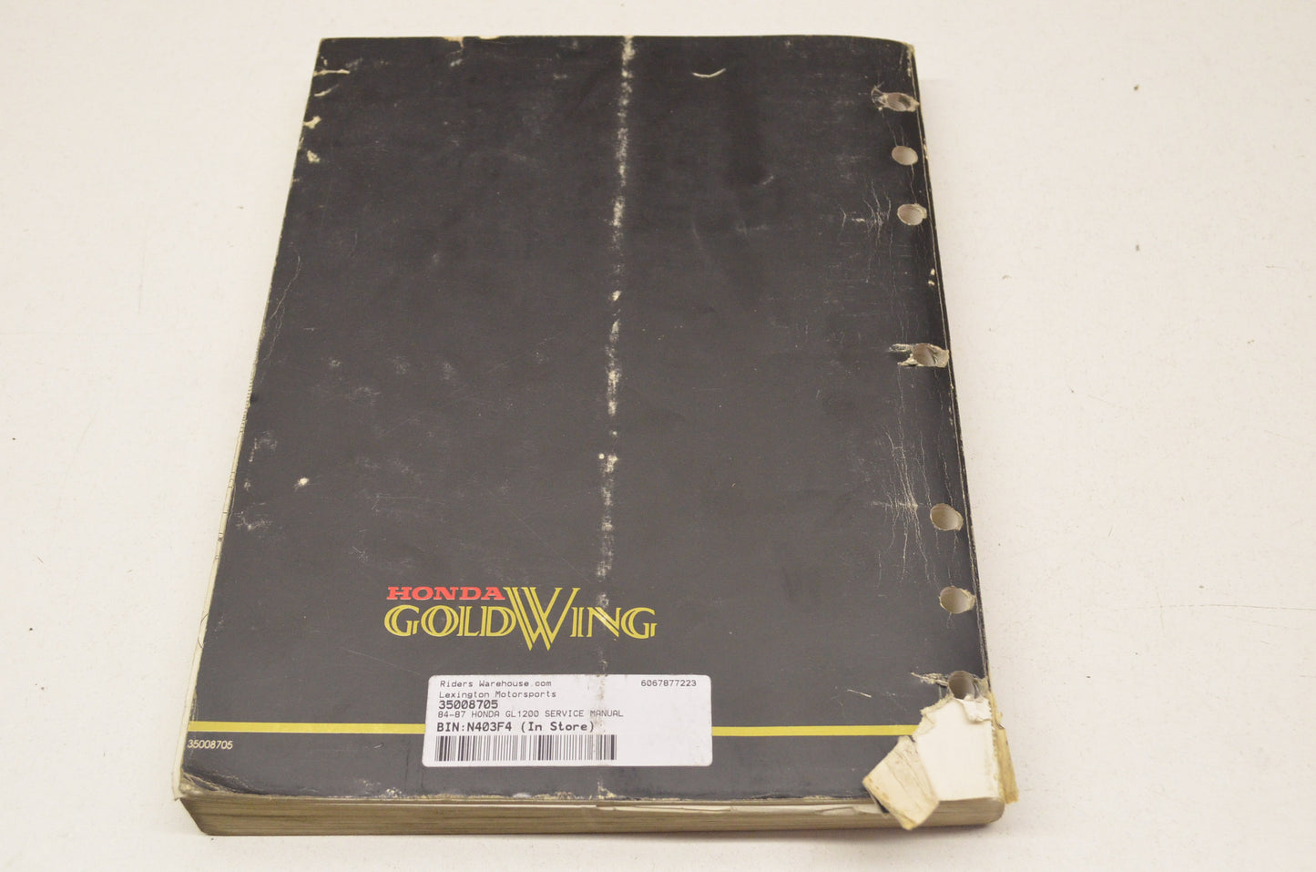 84-87 Goldwing GL1200 Service Manual 84-87 Goldwing GL1200
