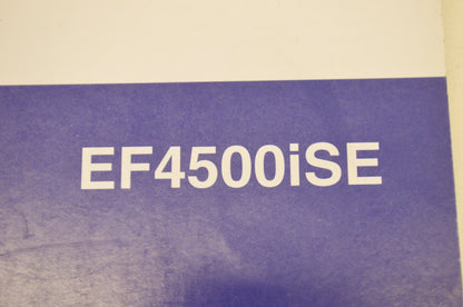 EF4500iSE Service Manual EF4500iSE NOS