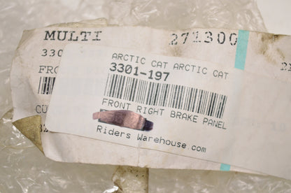 OEM Arctic Cat 3301-197 Front Right Brake Panel NOS