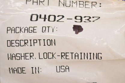 OEM Arctic Cat 0402-937 Retaining Lock Washer Qty 2 NOS