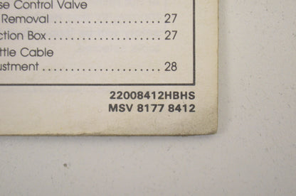 OEM Honda 85 Goldwing GL1200L Provisional Service Information 85 Goldwing GL1200