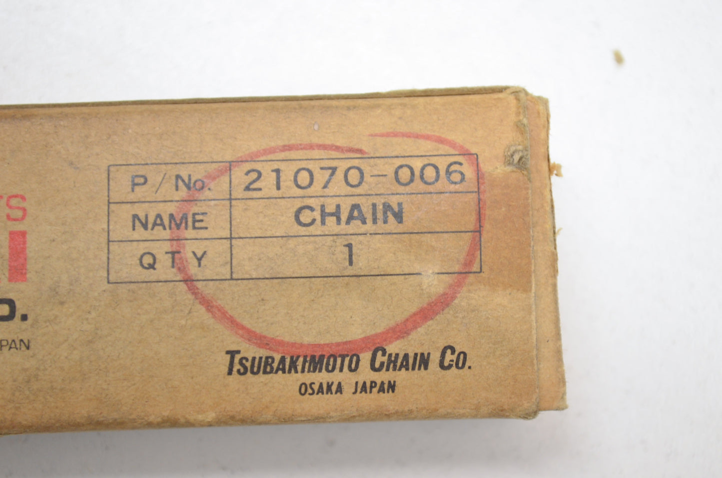 OEM Kawasaki 21070-006 Balancer Chain NOS