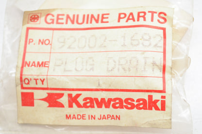 OEM Kawasaki 92002-1682 Radiator Drain Bolt NOS