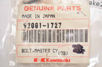 OEM Kawasaki 92001-1727 Master Cylinder Bolt Qty 2 NOS