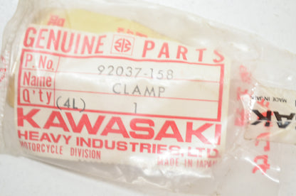 New OEM Kawasaki Number Plate Clamp NOS