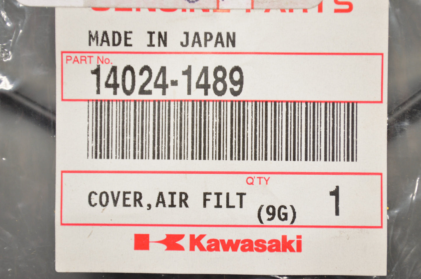 OEM Kawasaki 14024-1489 Air Filter Cover NOS