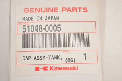 OEM Kawasaki 51048-0005 Fuel Tank Cap Assembly NOS