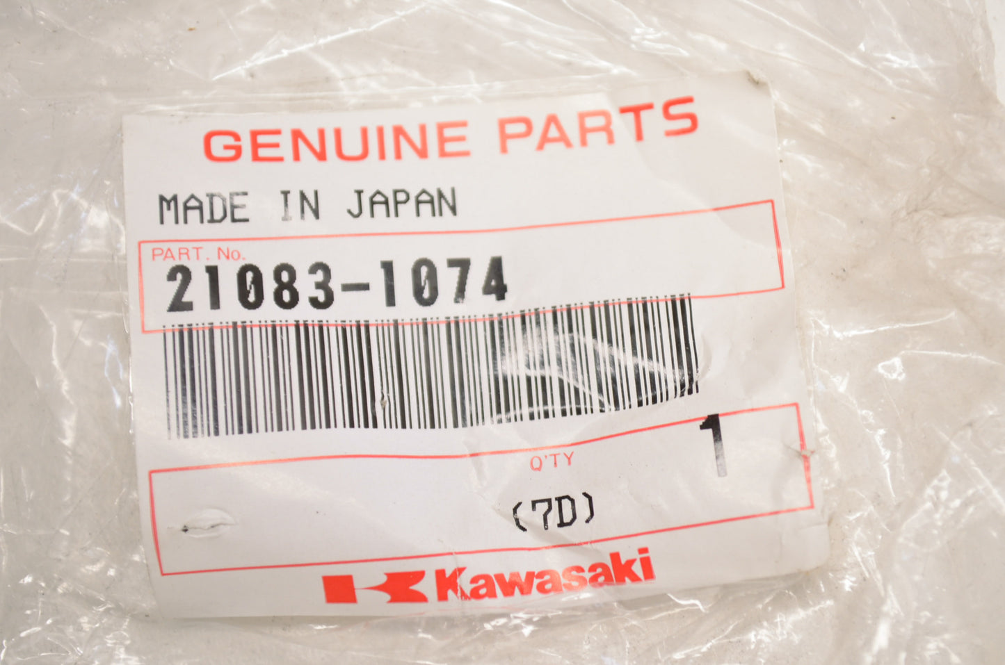 OEM Kawasaki 21083-1074 Left Front Arm NOS