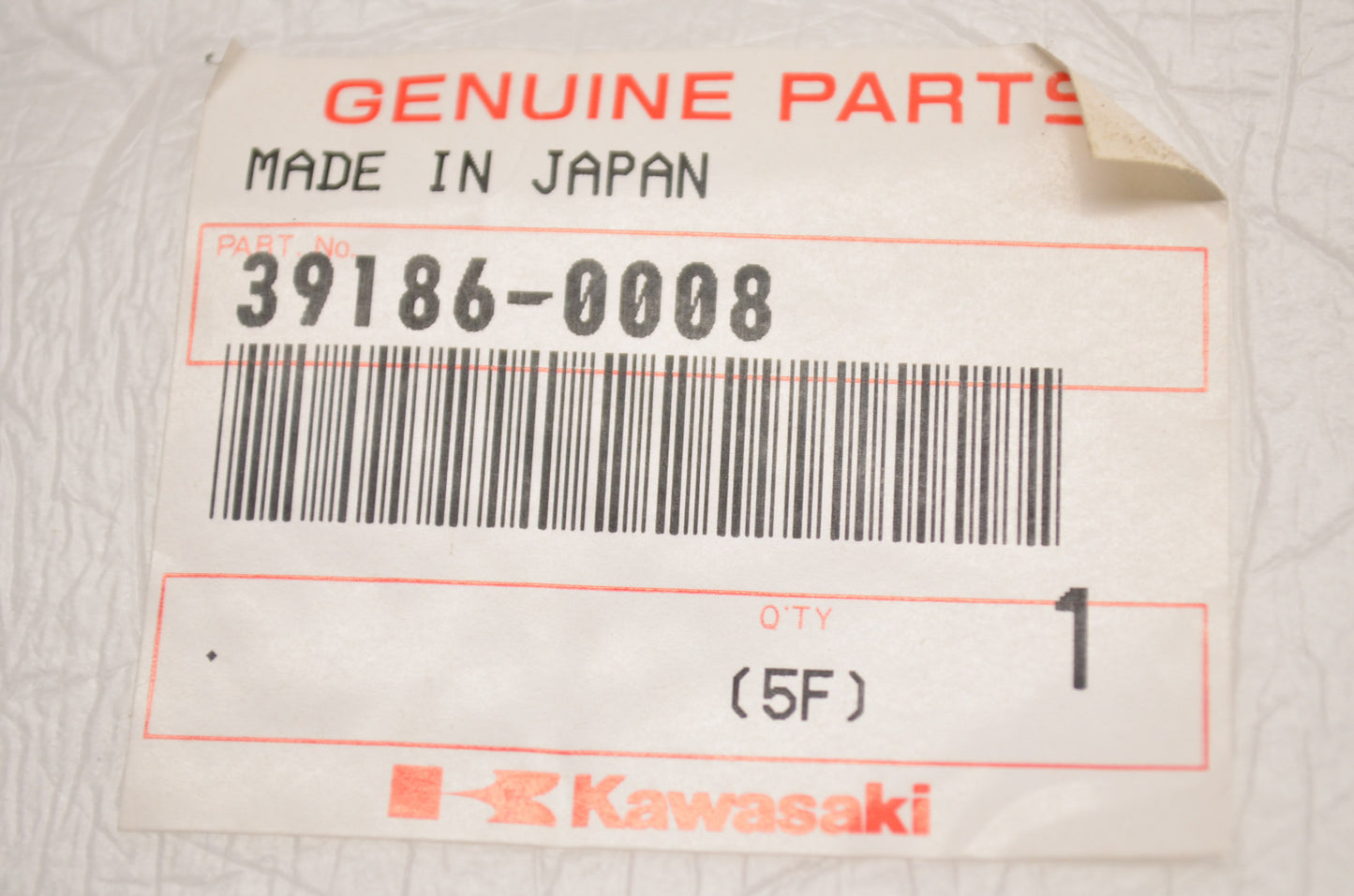 OEM Kawasaki 39186-0008 Left Hand Knuckle NOS