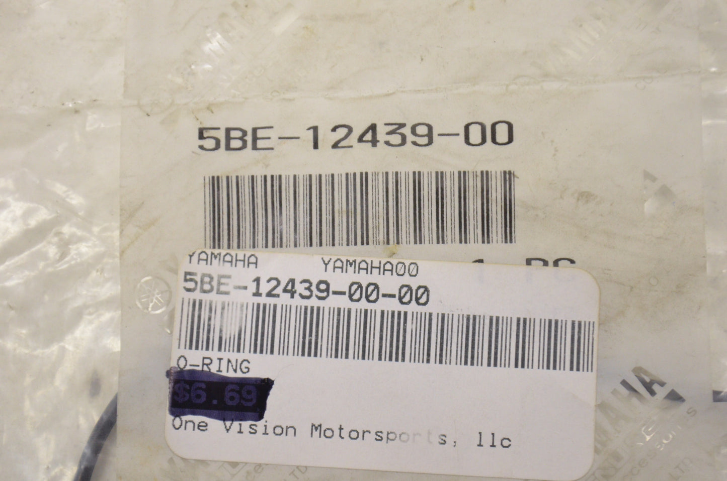 OEM Yamaha 5BE-12439-00-00 O-Ring NOS