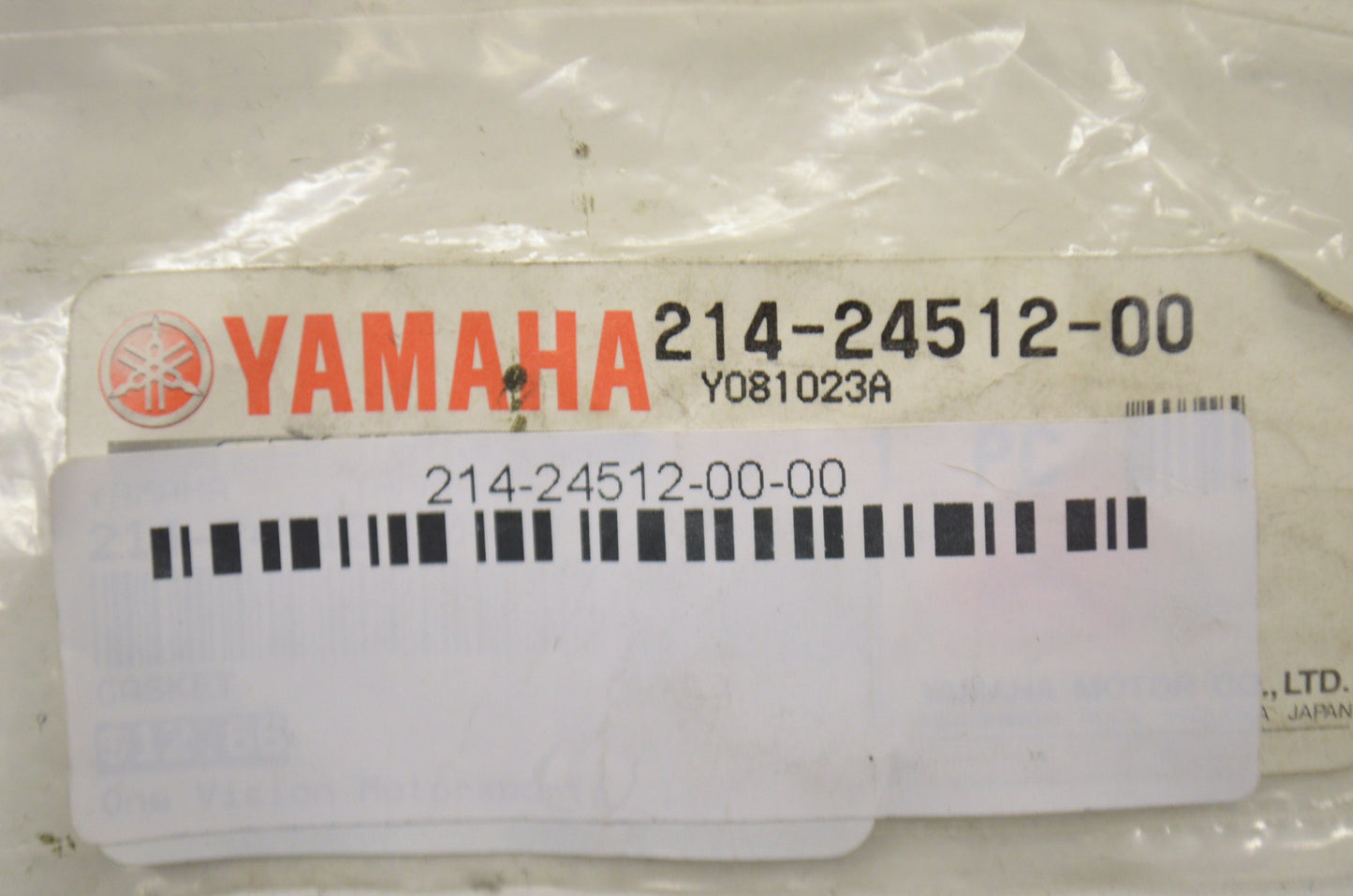 OEM Yamaha 214-24512-00-00 Gasket NOS