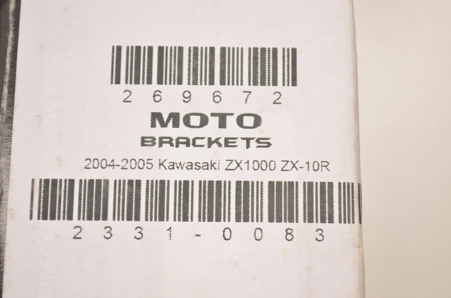 Moto Brackets 2331-0083, 269672 Fairing Bracket 04-05 ZX1000 ZX-10R NOS
