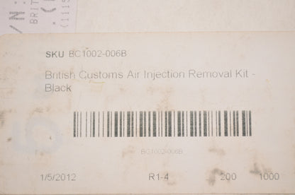 Low Profile Air Injection Removal Kit Black NOS
