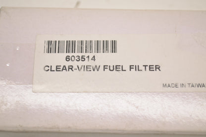 New Biker's Choice Clear-View Fuel Filter 5/16' NOS