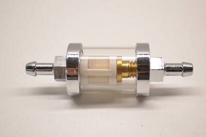 New Biker's Choice Clear-View Fuel Filter 1/4' NOS