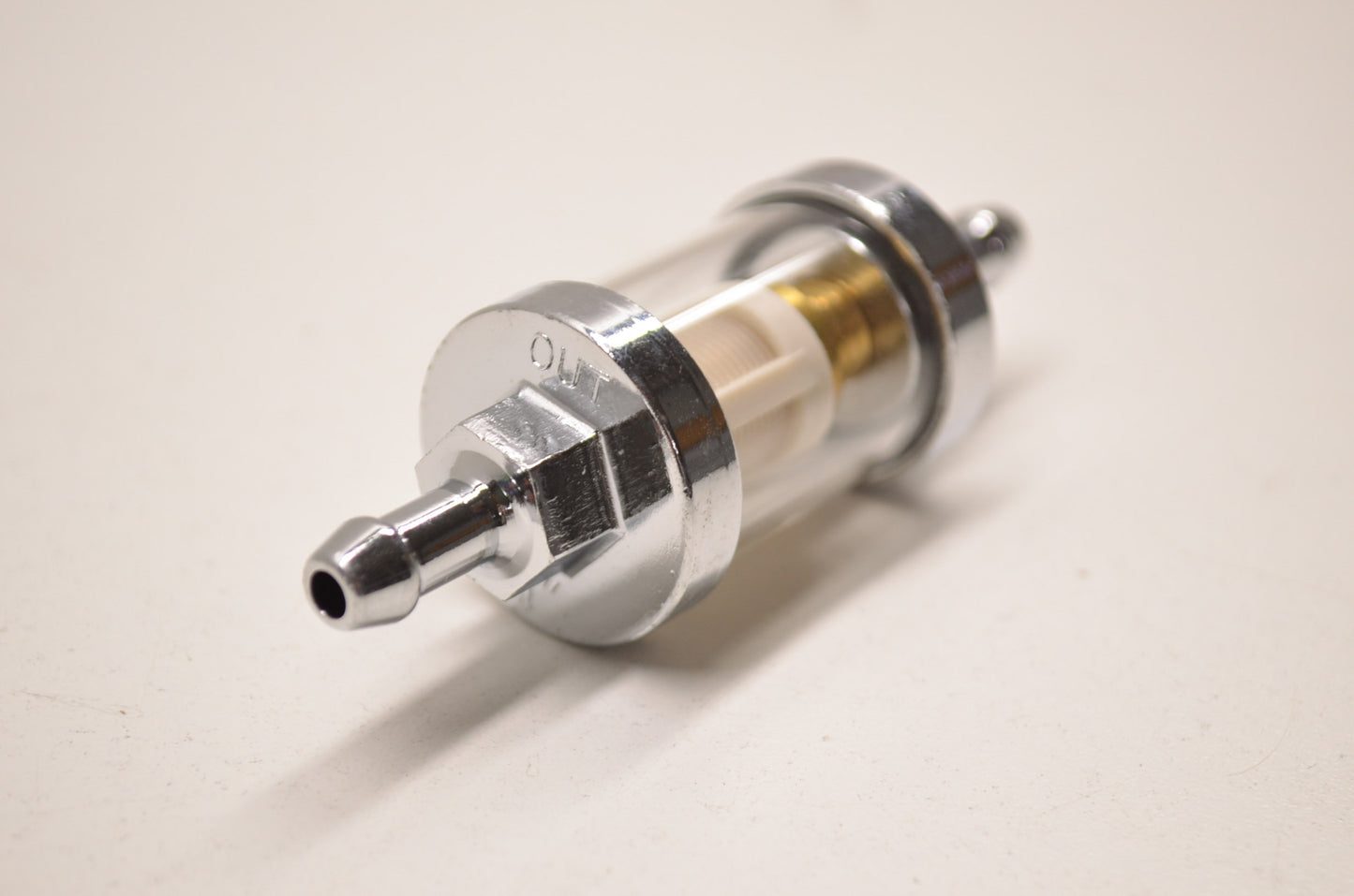 New Biker's Choice Clear-View Fuel Filter 1/4' NOS