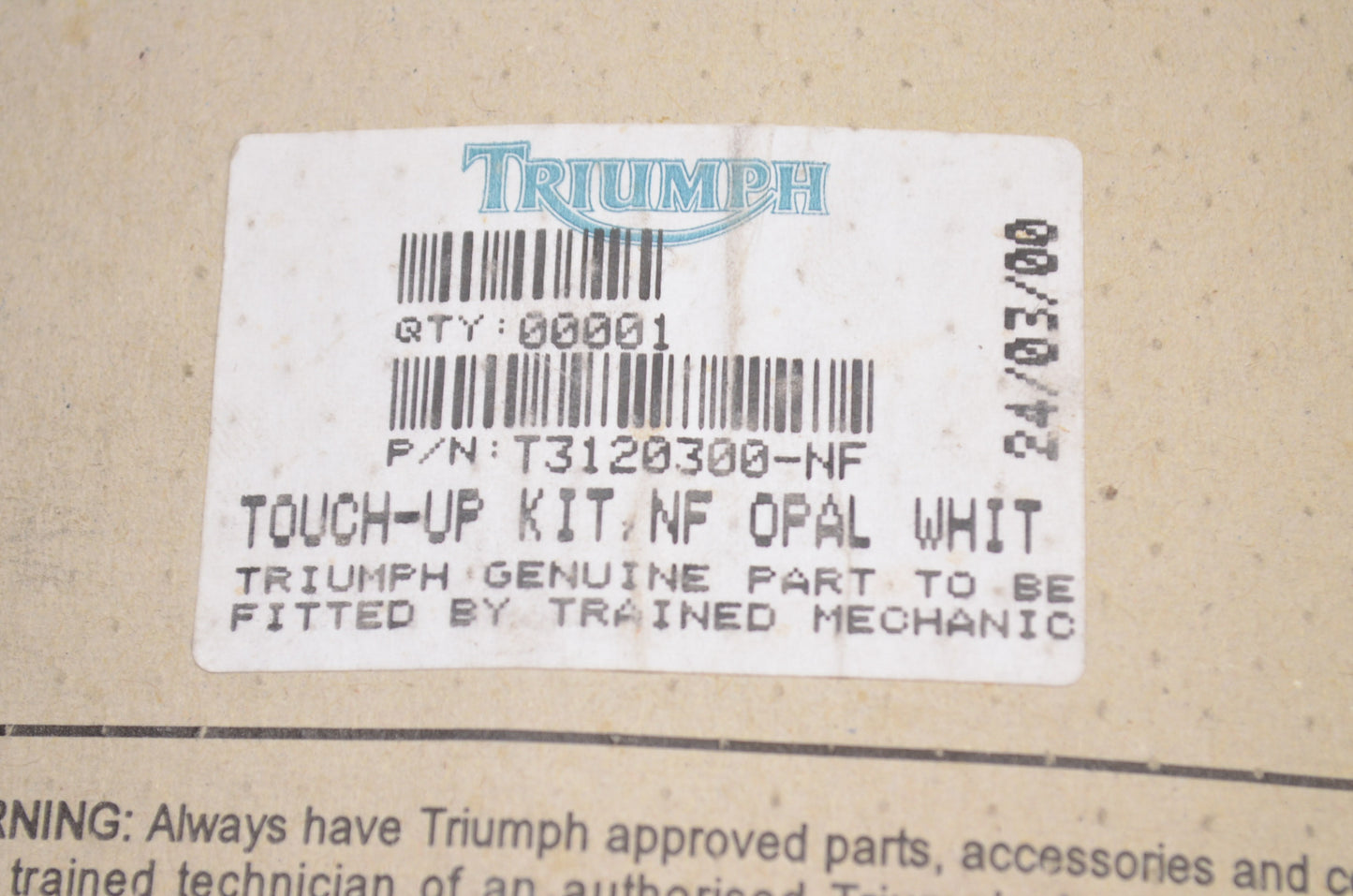Touch-Up Paint Kit Opal White NOS