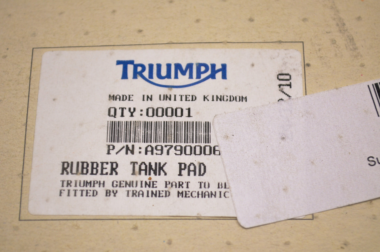 Tiger Rubber Tank Pad Tiger 800/800XC NOS