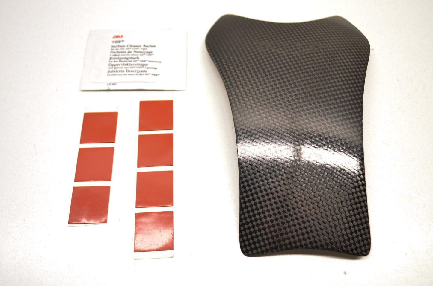 New OEM Triumph Carbon Fiber Tank Pad Kit NOS