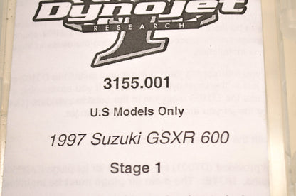 Stage 1 Jet Kit Suzuki 97 GSXR-600 NOS