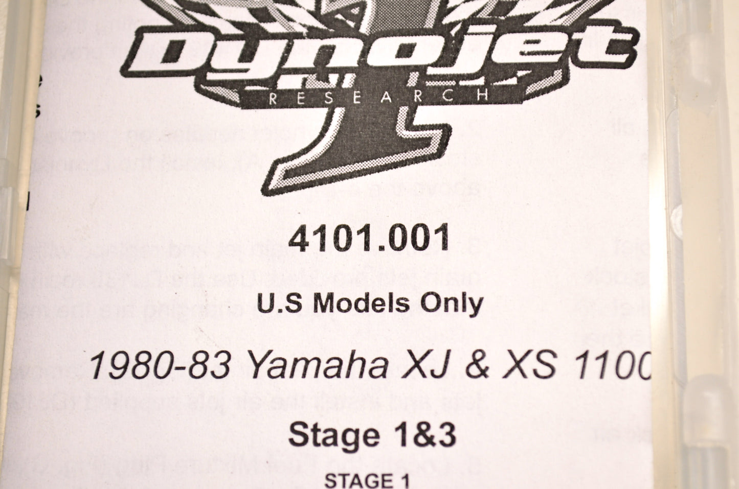 Stage 1 & 3 Jet Kit Yamaha 80-83 XJ/XS 1100 NOS