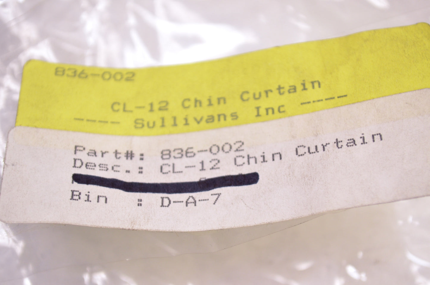 New HJC CL-12 Chin Curtain NOS