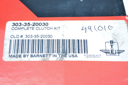 Barnett 491010, 303-35-20030 Dirt Digger Carbon Fiber Clutch Kit NOS