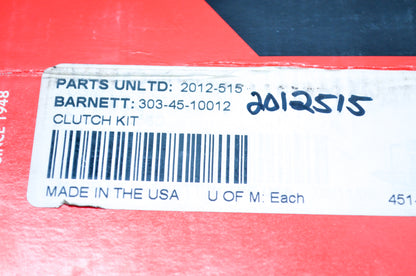 Barnett 2012-515, 303-45-10012 Dirt Digger Clutch Kit NOS
