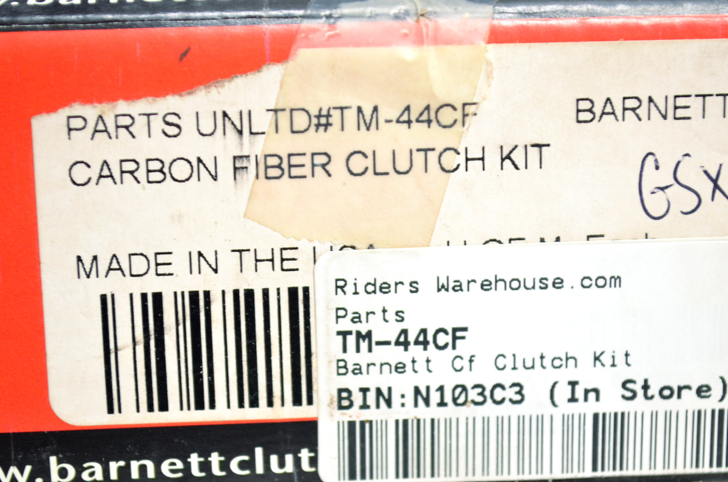 Barnett TM-44CF Carbon Fiber Clutch Kit NOS