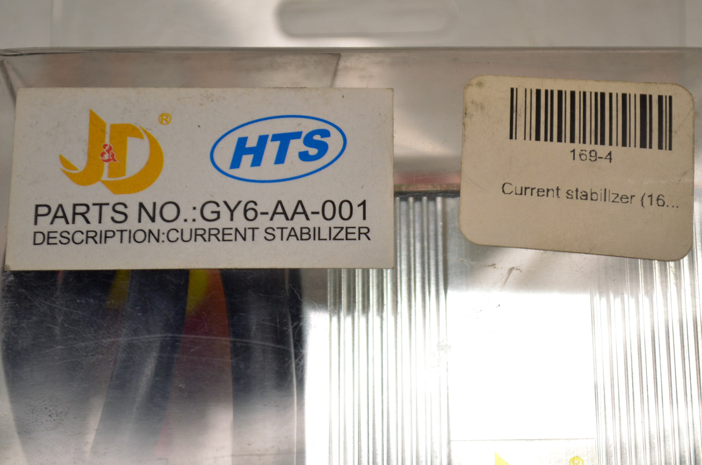 J&D 169-4, GY6-AA-001, 568-2060 Current Stabilizer 125/150cc NOS