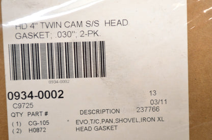 New Cometic Head Gasket QTY 2 NOS