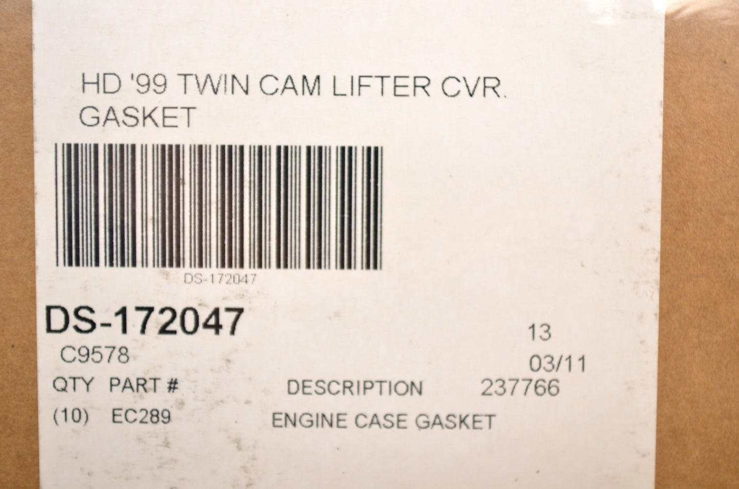 Lifter Cover Gaskets Harley Davidson 99 Twin Cam Engine Qty 11 NOS