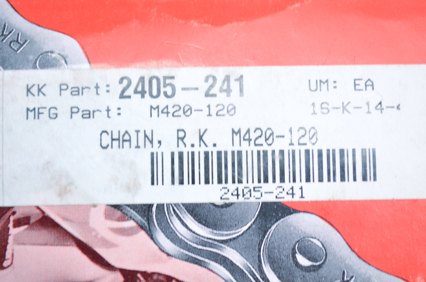 New RK Chain 420 x 120 Links NOS
