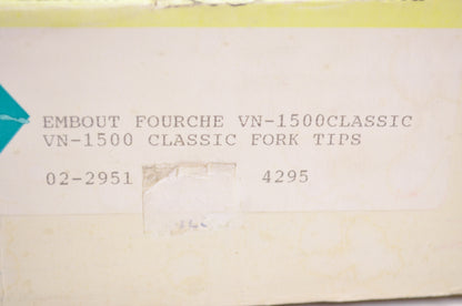 Custom World 383903, 02-2951 Fork Tips VN-1500 Classic Qty 2 NOS