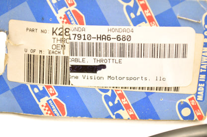 New LeMans Pro Series Throttle Cable Honda NOS