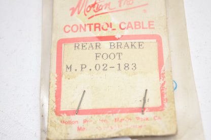 New Motion Pro Rear Foot Brake Cable Honda NOS
