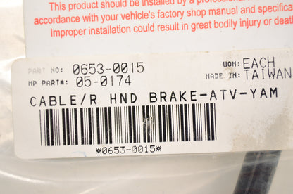 Motion Pro 0653-0015, 05-0174 Brake Cable Yamaha NOS