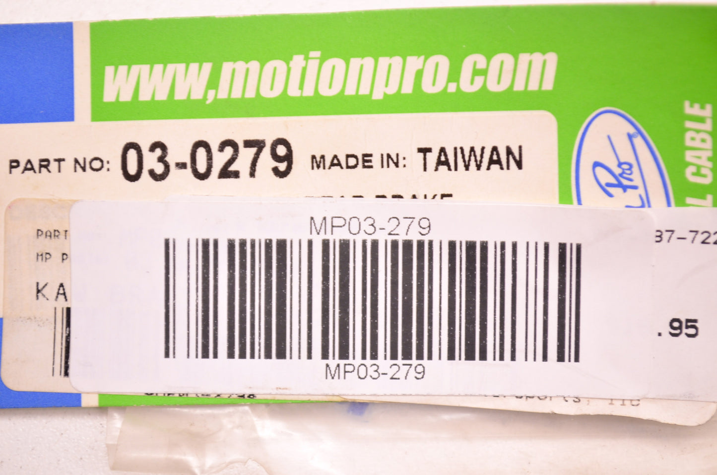 New Motion Pro Rear Hand Brake Cable Kawasaki NOS