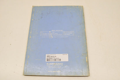 OEM Kawasaki KLR 600 Service Manual 84 84 KL600-A1