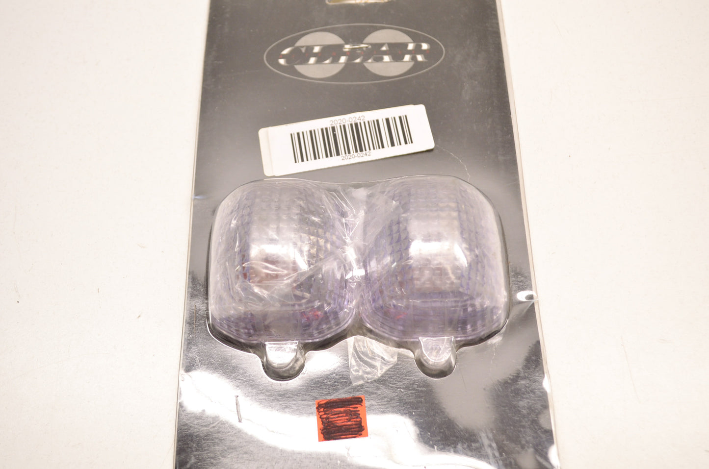 Clear Alternatives 2020-0242, CTS-0010-R Rear Turn Signal Lens w/ Bulb Qty 2 NOS