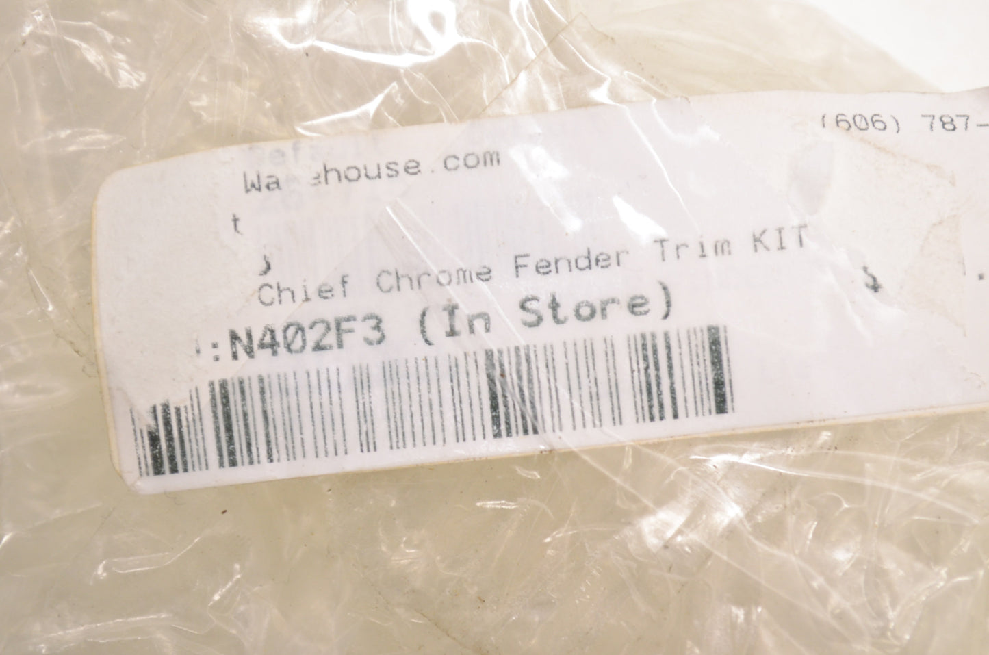 Indian 26-715 Chief Chrome Fender Trim Kit NOS