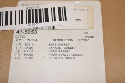 Cometic 41-5053, C7760 Top End Gasket Kit 505mm 01 KX85 NOS